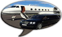 Airport transfers in a limousine in Madrid