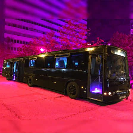 bachelor party limousine rental service in Madrid